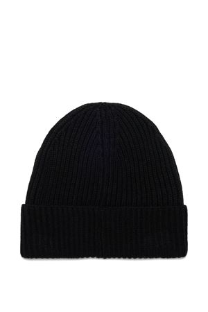black wool beanie N°21 KIDS | N2108SN04600N900